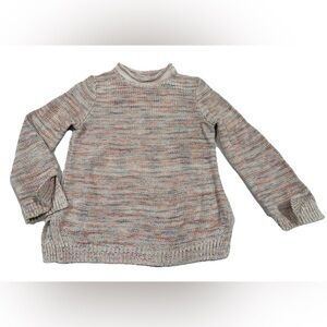 LOFT Women Multicolor Knit Pullover Sweater Size S Long Sleeve Lightweight